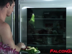 Hansome man barebaking hunk after sucking big fat dick