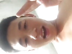 Chinese Guy Jerks Off