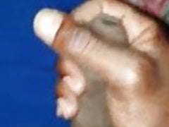 Black cock comes hard