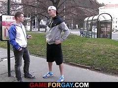 He is seduced into gay cock sucking and ass fucking