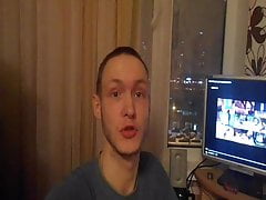 Masturbation in a non-standard way on trampling