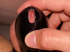 small ruined cumshot in chastity cage