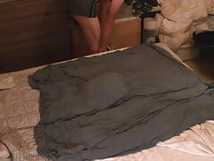 Naked Hump Bed Masturbation