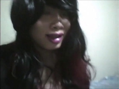 Sissy Asian Jerking Off Like Crazy