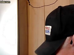 Mature gay cocksucker gloryhole fucked in homemade closeup