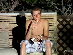 Ayden, Kayden & Shane Smoke Sex - Hot Threesome Action