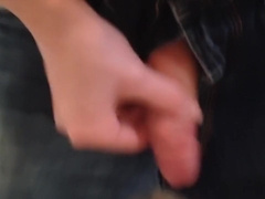 boy is horny after he wet his pants