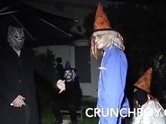 FUCKED BAREBACK FOR the halloween ceremeony with submission