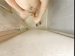 recorded dad jerking in the shower