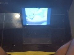 Witnessing Pornography while Milking Off in the Rest Room