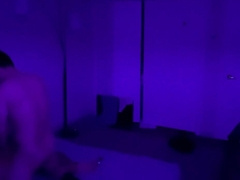 Anonymous sleep mask dark guest room jism splatter