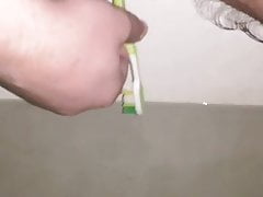 orgasm with over- stretched balls