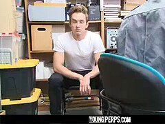 YoungPerps - nice dude Caught Stealing Cell Phones Gets Fucked By two Guards