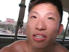 Asian guy gets this first taste of a gay man's tight asshole