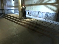 Muscle gay bound and facial cum