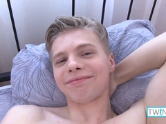 Youngster, touching-himself, shaved-armpits