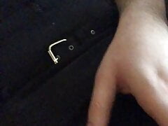 Crossdressing Sissy Selfie, solo, first time taping