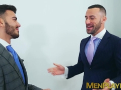 Sexy Pol Prince arched his back for a deep ass ramming by hot Gustavo Cruz