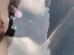 Hot tub jet makes me cum