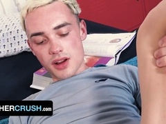 BrotherCrush - weirdo Stepbro Gives young Stepbrother InDepth Biology Lesson And Creampies His ass hole