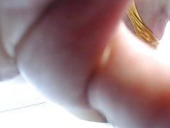 Gold lingerie crossdresses (part 1)