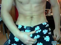 Kinky Dude Likes To Play Solo And Eat His Own Warm Load