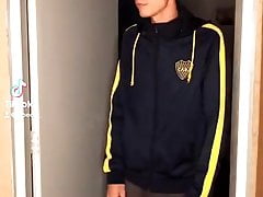 Young stripper in slow motion