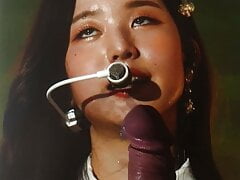 jang won young eye rolling cum tribute