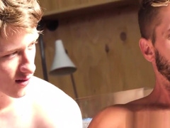 Jock And Twink Step Brothers Threesome With Step Dad