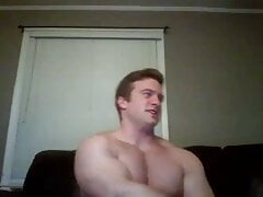 Off season bodybuilder chatting
