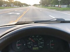 Driving with penis out!