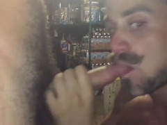 Sloppy underground face fuck