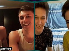 Horny Twinkies Arrange An Online Double Date Which Ends Up