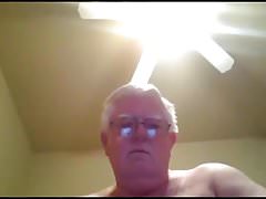 grandpa stroke on webcam