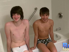 Angel & Aron Get Busy in the Bathroom - Featuring Angel & Aron