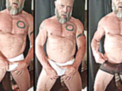 Big bulges, fag, underwear handjob