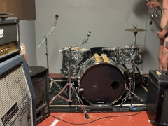 Goth Musician Attempts to Strike Writer's Block With a Enormous Testicles!