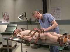 Dominant ginger uses kinky methods to tease his lover