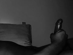 Solo cumshot tease
