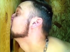 Gloryhole with a Couple and a visitor