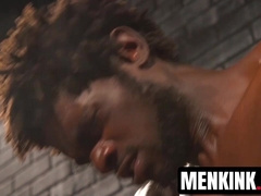 Jeremy Spreadums bound and stretched by officer Devin Trezs huge cock