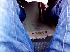 I play with my cock in a traffic jam near Frankfurt