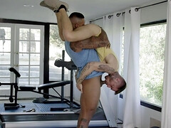 Rimming and gape with Zak Bishop and Fitness Papi