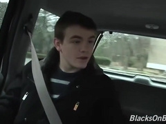 Justin Cross Gets His First Taste Of Black Cock