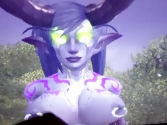 Meowing Demon hunter tribute