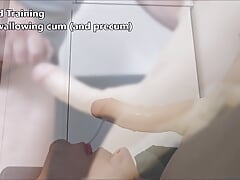 Real training cuckold with Doll male Tantaly - drooling, swallowing, sucking