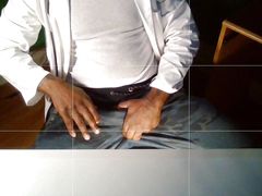 the Black Doctor Cock show- Late night Cock tease - Dr Mefisthanos jerking juicy straight dick until it cums in your mouth