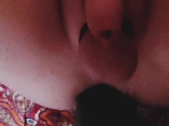 Railing two faux-cock spunk mitts free-for-all