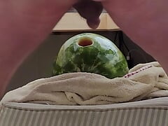 Grandpa fucking his Melon a final time, watching porn