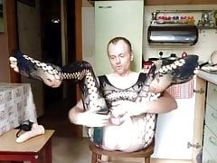 Random Fag Playing with Her Pussy